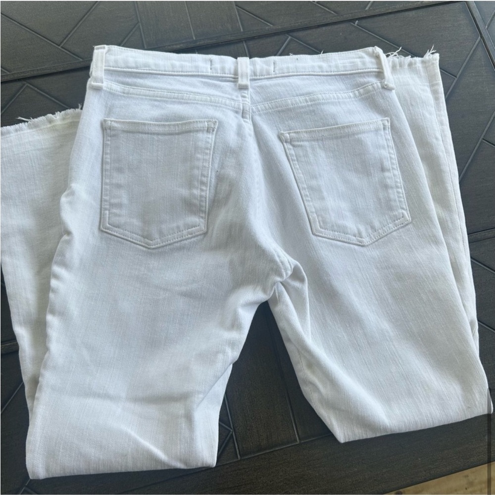 Veronica Beard Carolyn style buttonfly 10" baby boot denim size 26 **flawed - Picture 4 of 12